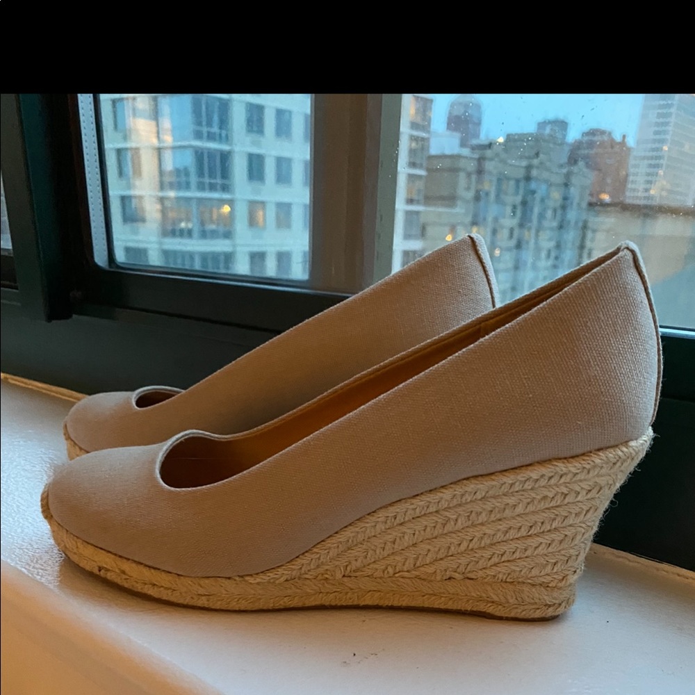 J CREW Espadrille wedges